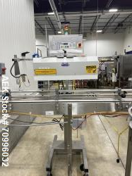  Pillar Model Unifoiler, compact, air cooled induction sealing system from 0 to 120 feet per minute ...