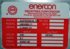 Used Enercon Superseal DX Air Cooled Induction Sealer. Model LM4466-1. 3/50/60 HZ, 240 volt, 8.7 amps. Mounted on an adjustable height stand. Includes seal detection, stalled bottle sensor, input tra...