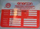 Used Enercon Superseal DX Air Cooled Induction Sealer. Model LM4466-1. 3/50/60 HZ, 240 volt, 8.7 amps. Mounted on an adjustable height stand. Includes seal detection, stalled bottle sensor, input tra...