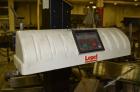Used Lepel CS Plus air cooled induction sealer. Cap size range: 28mm to 100mm at conveyor speeds from 20 - 45 feet per minute. Has flat bar sealing. Last used in cosmetic operation.