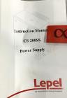 Used Lepel CS 200SS Stainless Steel Induction Cap Sealer