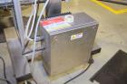 Used Lepel induction sealer, Model CS PLUS 350 SS, Serial # 1124-003026. Stainless steel construction, mounted over line conveyor.