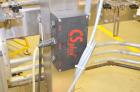 Used Lepel induction sealer, Model CS PLUS 350 SS, Serial # 1124-003026. Stainless steel construction, mounted over line conveyor.