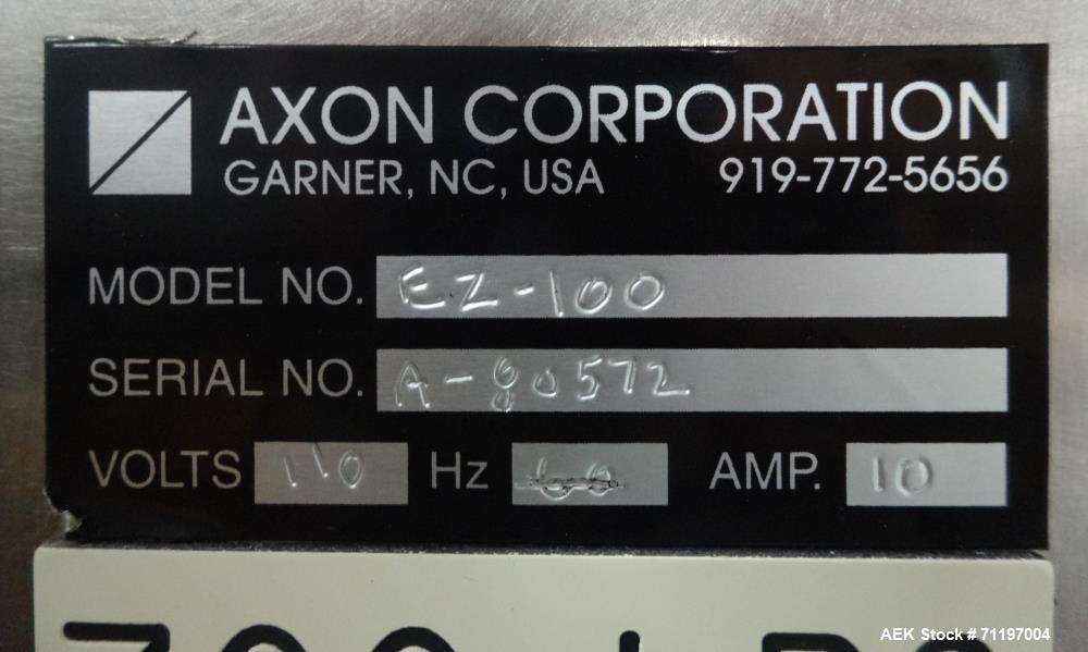 Used Axon Model EZ-100 Tamper Evident Shrink Neck Bander
