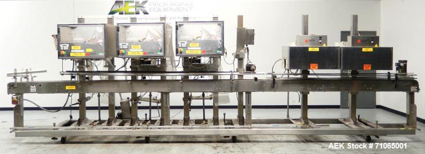 Used Axon Model EZ-400 Wide Format Sleeve Labeler