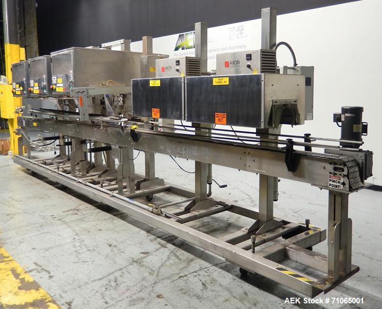 Used Axon Model EZ-400 Wide Format Sleeve Labeler