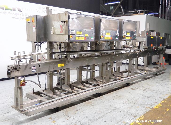 Used Axon Model EZ-400 Wide Format Sleeve Labeler