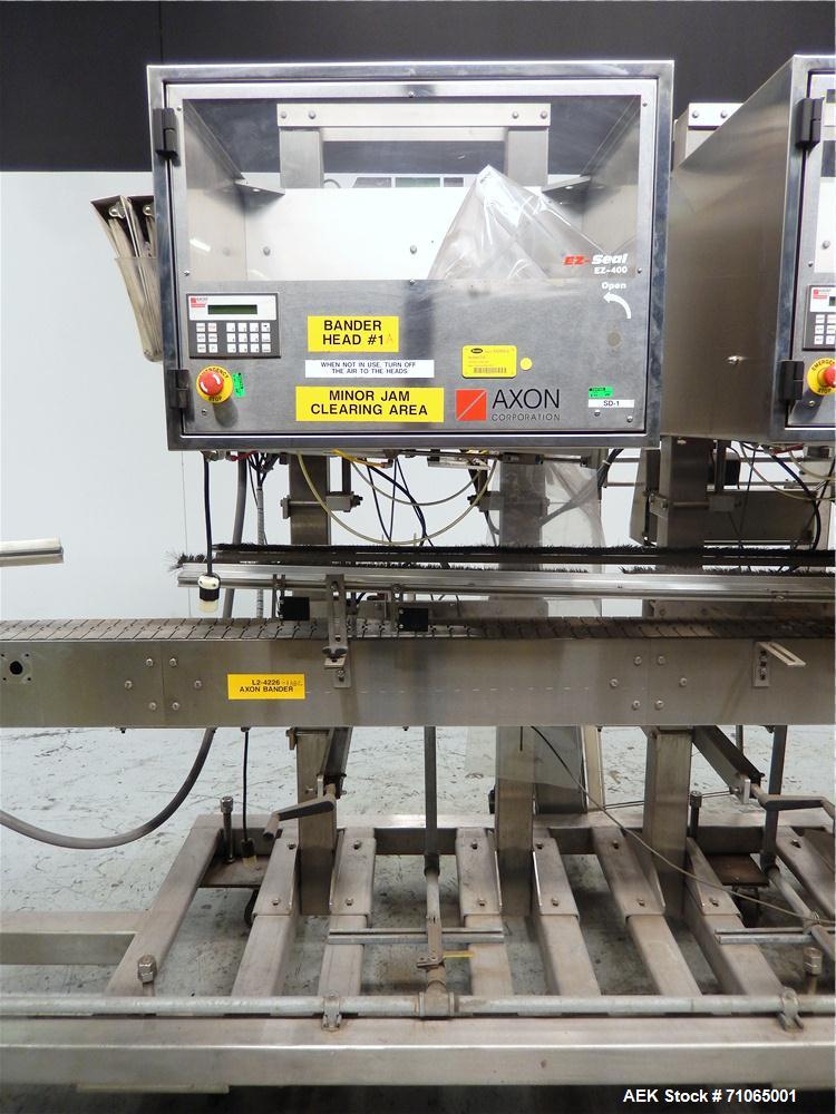 Used Axon Model EZ-400 Wide Format Sleeve Labeler