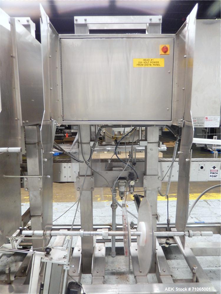 Used Axon Model EZ-400 Wide Format Sleeve Labeler
