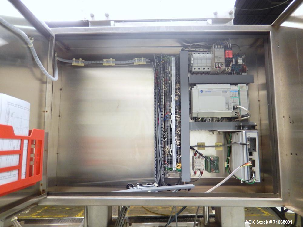 Used Axon Model EZ-400 Wide Format Sleeve Labeler