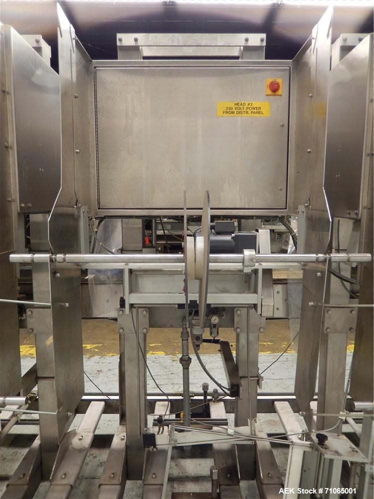 Used Axon Model EZ-400 Wide Format Sleeve Labeler