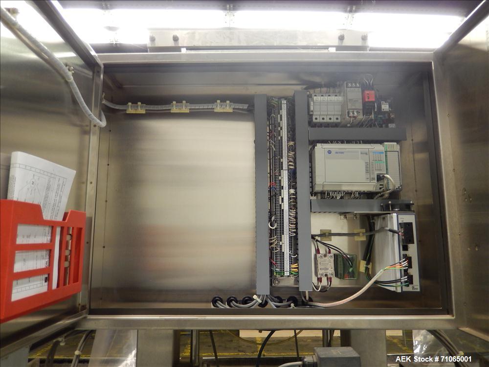 Used Axon Model EZ-400 Wide Format Sleeve Labeler