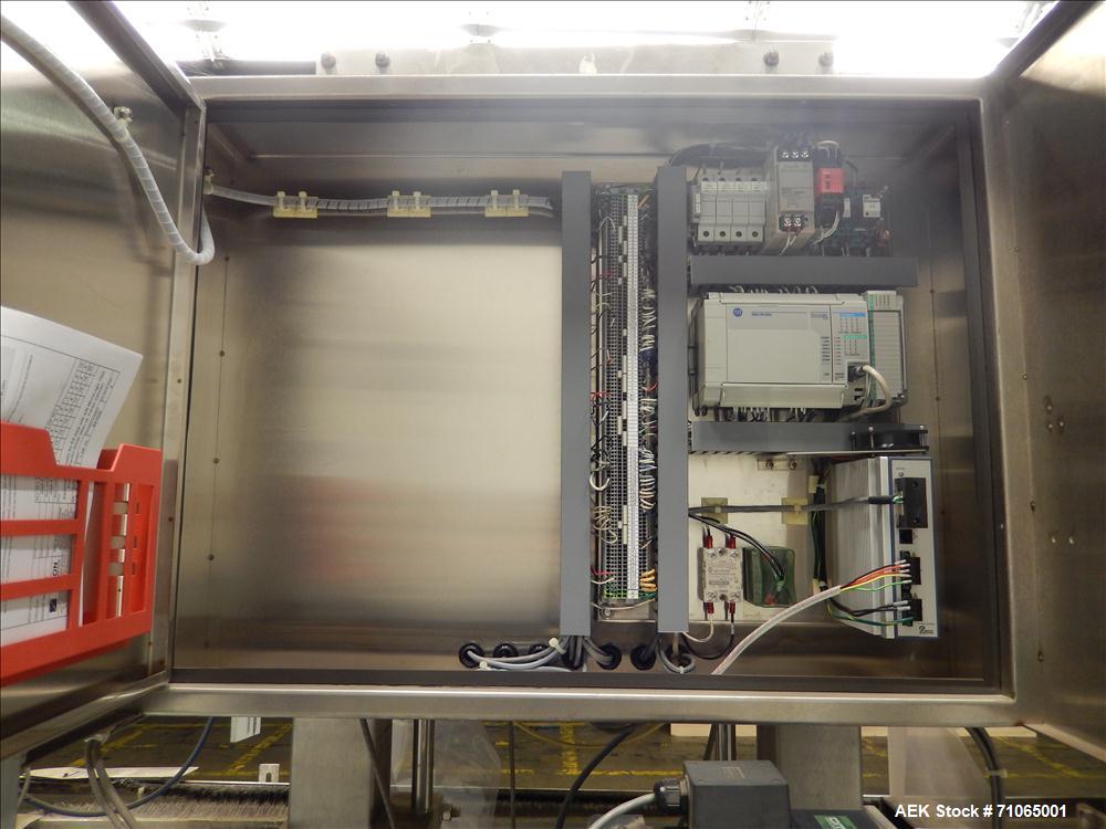 Used Axon Model EZ-400 Wide Format Sleeve Labeler