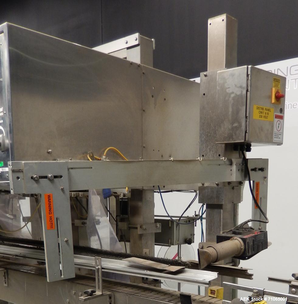 Used Axon Model EZ-400 Wide Format Sleeve Labeler