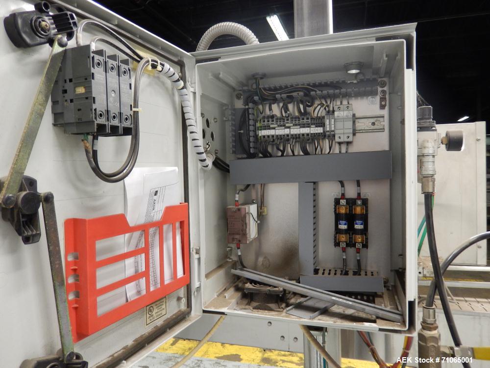 Used Axon Model EZ-400 Wide Format Sleeve Labeler
