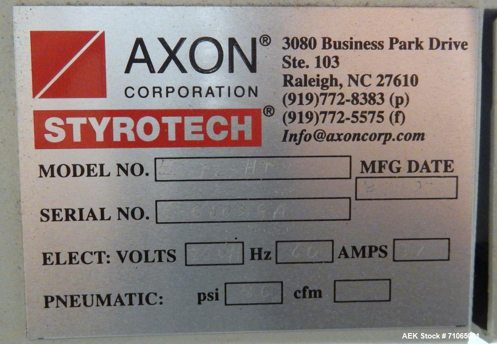 Used Axon Model EZ-400 Wide Format Sleeve Labeler