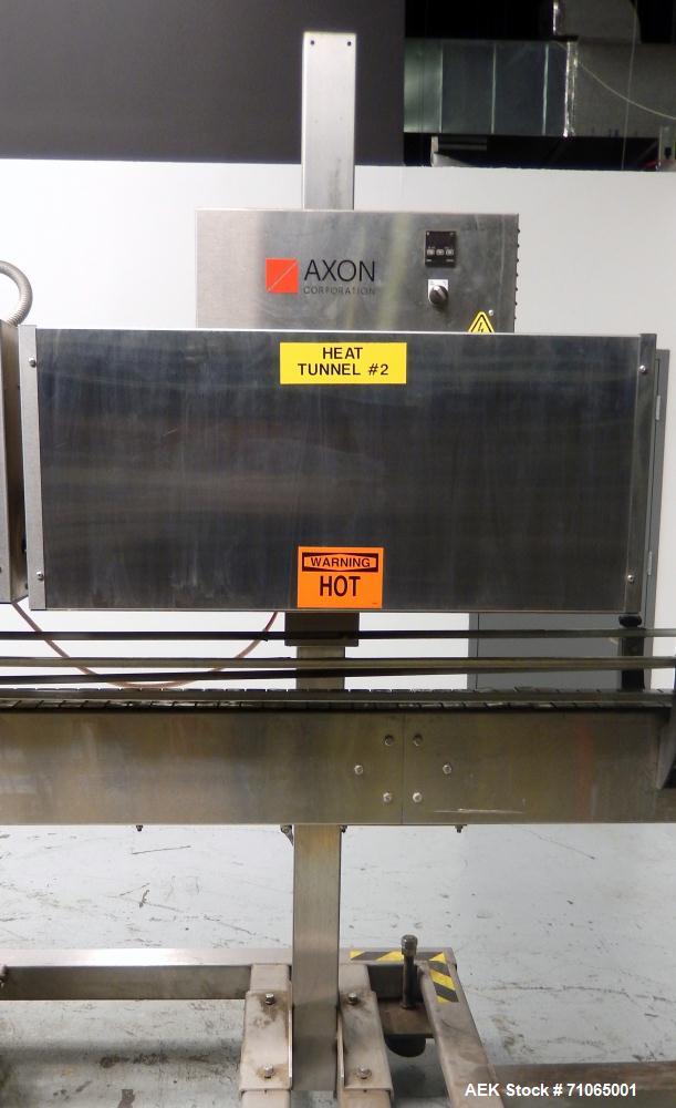 Used Axon Model EZ-400 Wide Format Sleeve Labeler