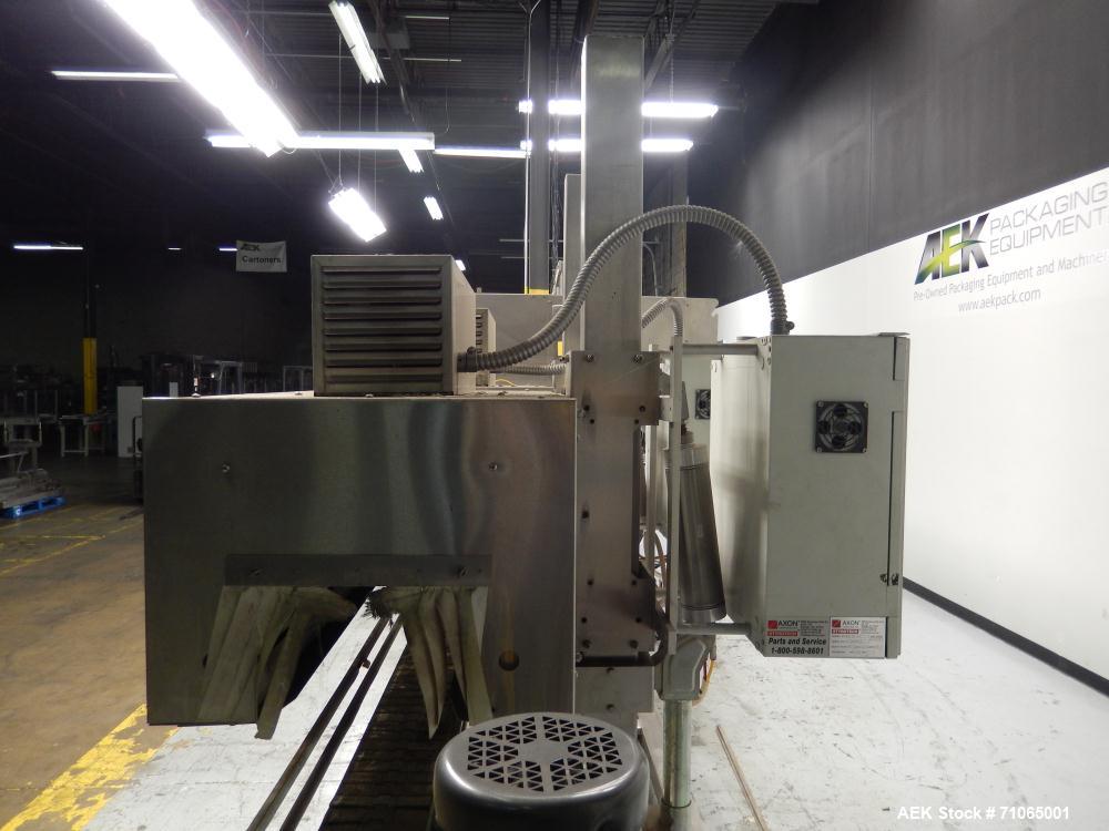 Used Axon Model EZ-400 Wide Format Sleeve Labeler