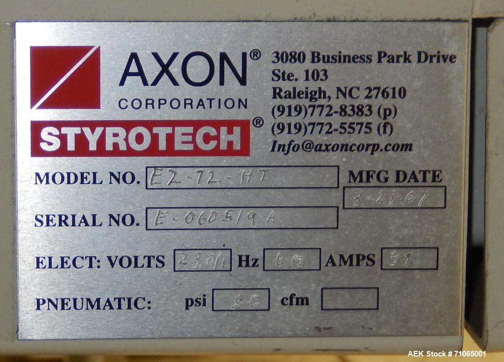 Used Axon Model EZ-400 Wide Format Sleeve Labeler