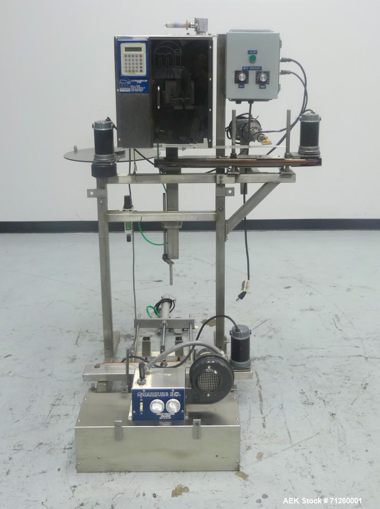 Used Marburg Model M-5B Tamper Evident Shrink Labeler