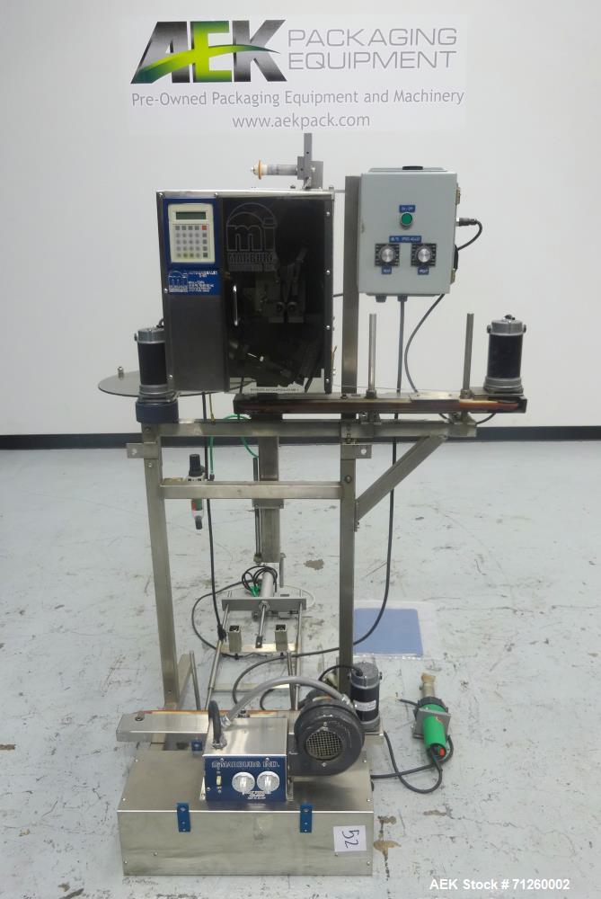 Used Marburg Model M-5B Tamper Evident Shrink Labeler