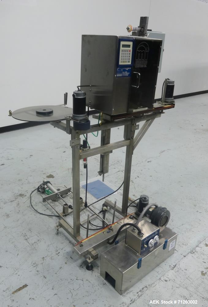 Used Marburg Model M-5B Tamper Evident Shrink Labeler