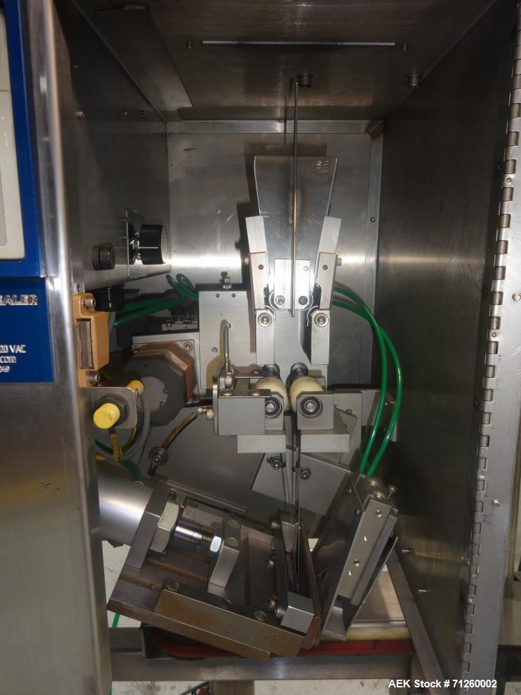 Used Marburg Model M-5B Tamper Evident Shrink Labeler