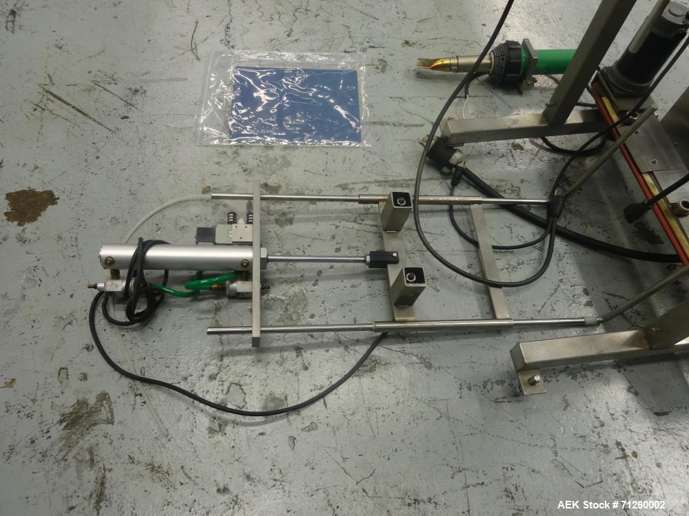 Used Marburg Model M-5B Tamper Evident Shrink Labeler