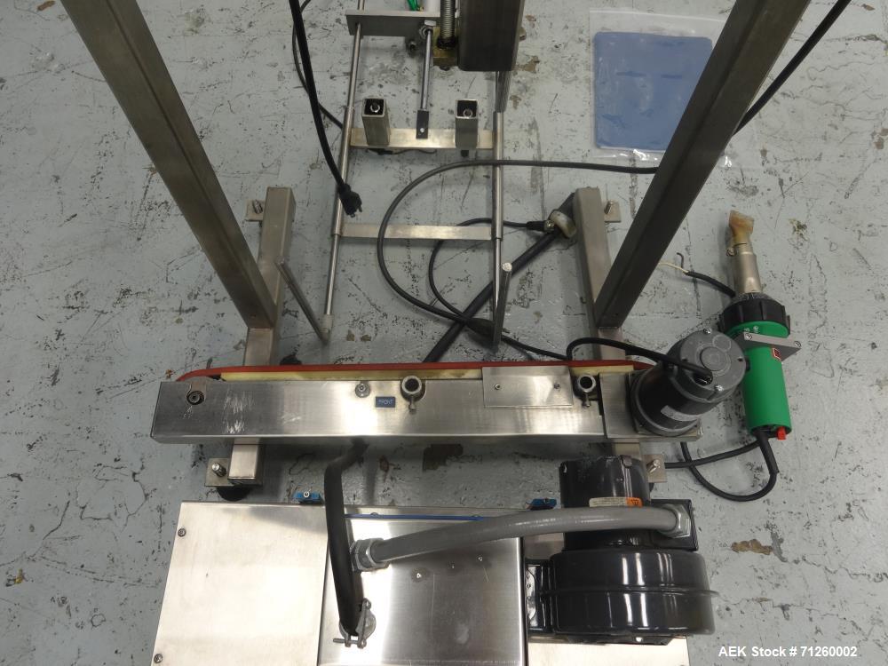 Used Marburg Model M-5B Tamper Evident Shrink Labeler