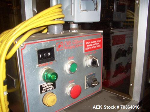 Used Used: CMS Gilbreth tamper evident bnder. Model Culbro TARIII X high speed bander with perforation wheels 
