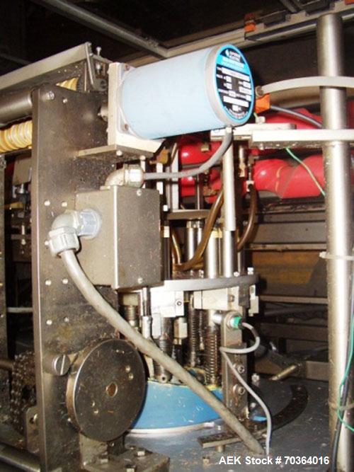 Used Used: CMS Gilbreth tamper evident bnder. Model Culbro TARIII X high speed bander with perforation wheels 
