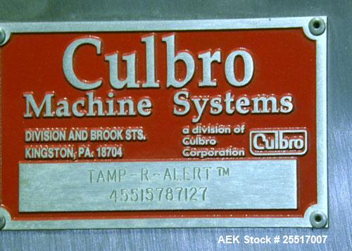 Used Culbro Model Tamp-R-Alert Tamper Evident Shrink Bander
