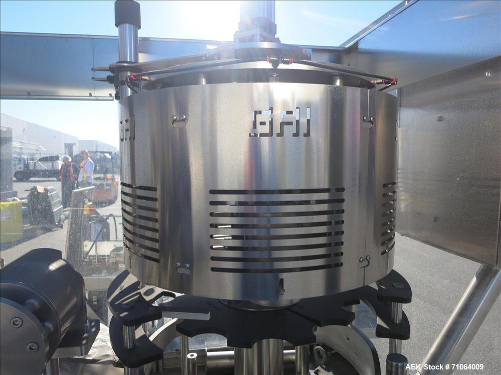 Used- GAI 6 Head cap shrink capsule placer and shrinker for wine & edible oil co
