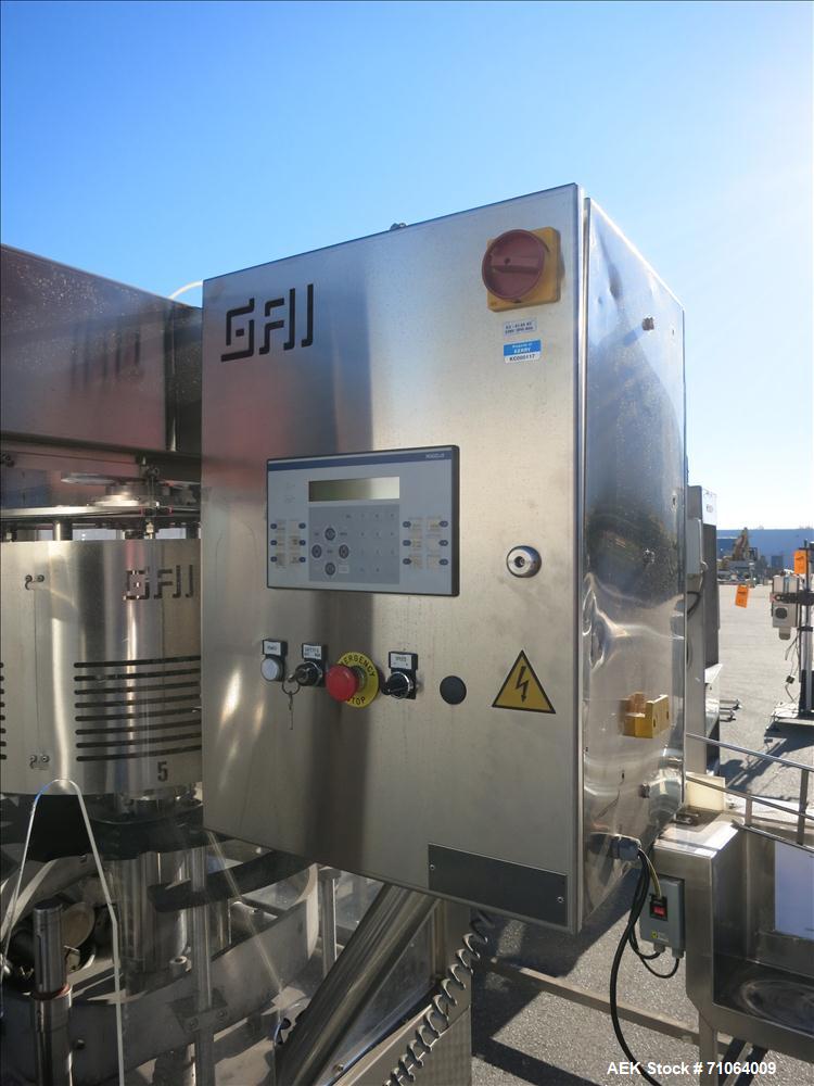 Used- GAI 6 Head cap shrink capsule placer and shrinker for wine & edible oil co