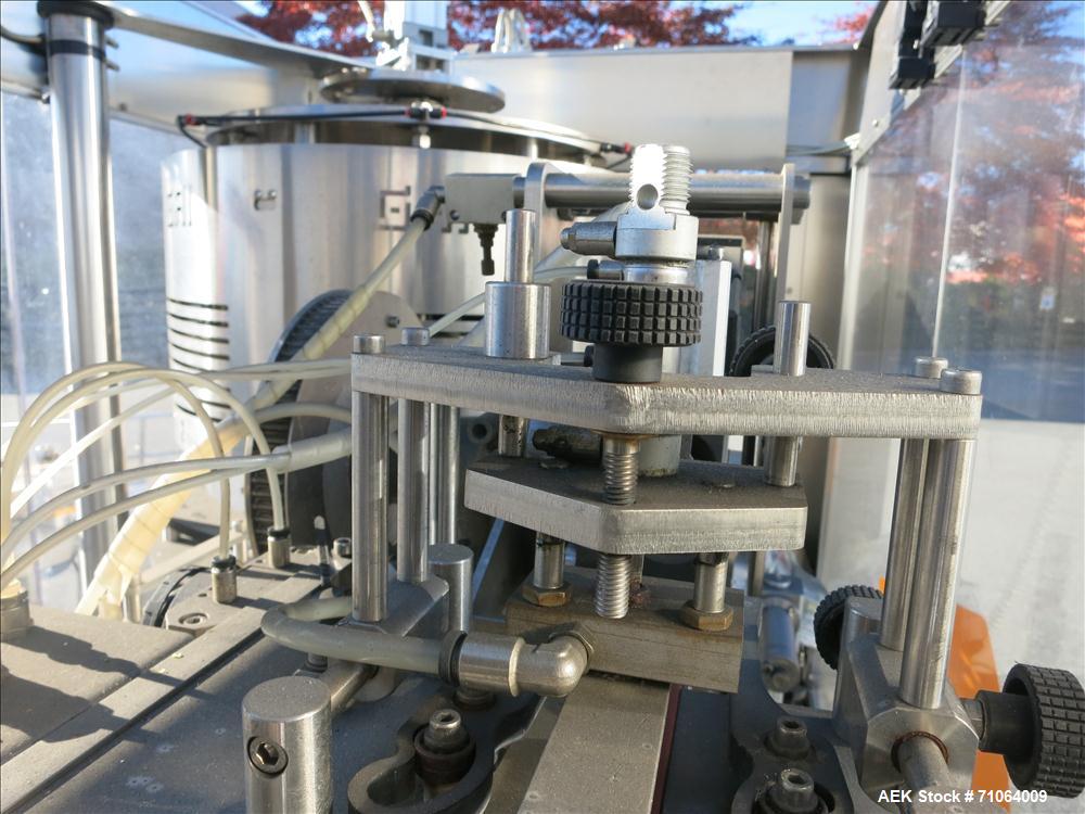 Used- GAI 6 Head cap shrink capsule placer and shrinker for wine & edible oil co