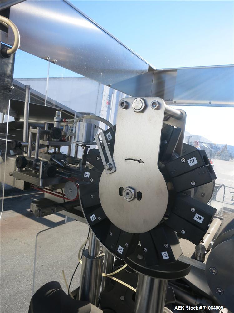 Used- GAI 6 Head cap shrink capsule placer and shrinker for wine & edible oil co