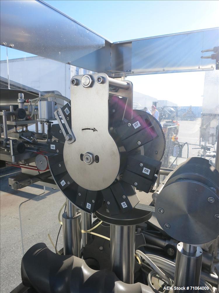 Used- GAI 6 Head cap shrink capsule placer and shrinker for wine & edible oil co