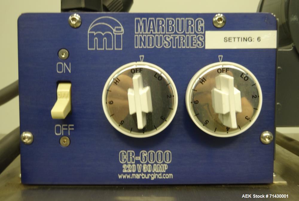 Used Marburg Model M-6 Tamper Evident Neck Bander