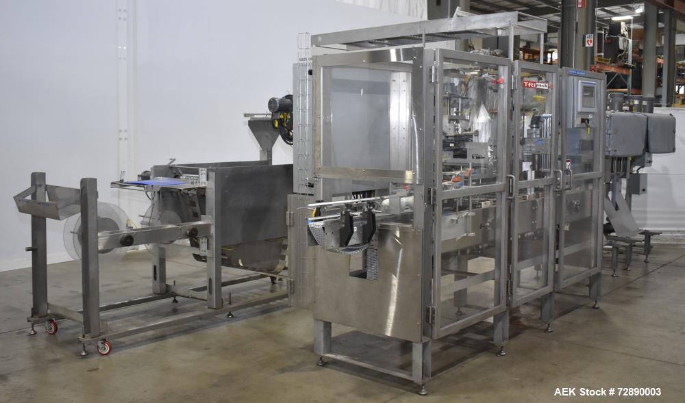 Used Tri-Pack SPC Large Format Sleeve Applicator – Dual Shrink Tunnels, 480V