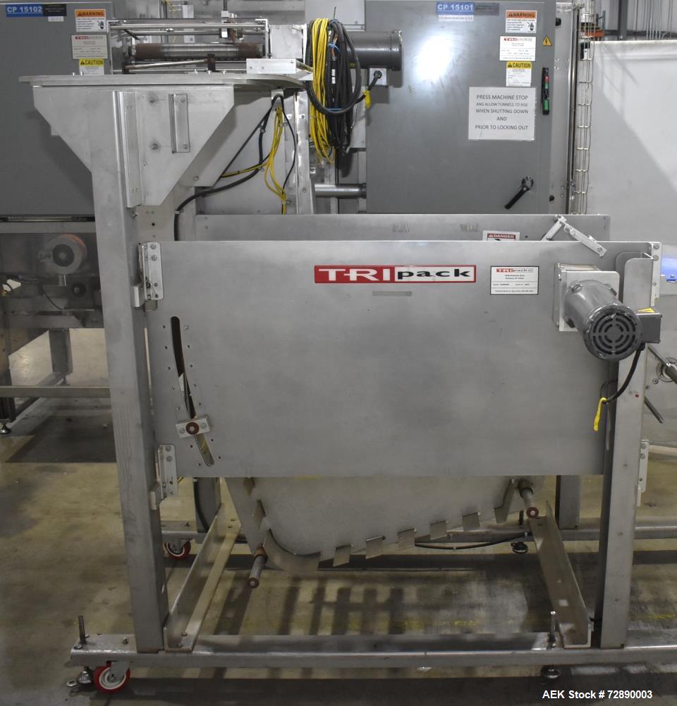 Used Tri-Pack SPC Large Format Sleeve Applicator – Dual Shrink Tunnels, 480V