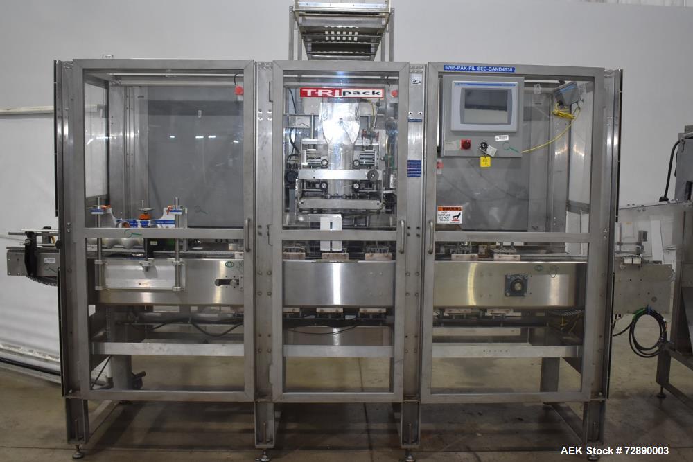 Used Tri-Pack SPC Large Format Sleeve Applicator – Dual Shrink Tunnels, 480V
