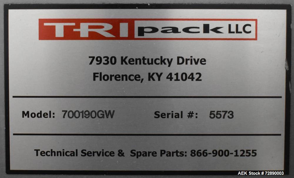 Tri-Pack SPC Large Format Tamper Evident Bander / Sleeve Labeler