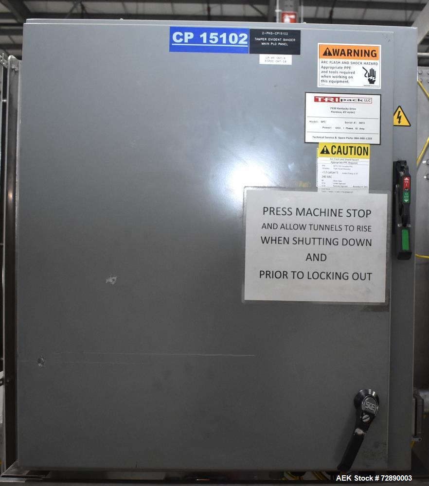 Used Tri-Pack SPC Large Format Sleeve Applicator – Dual Shrink Tunnels, 480V