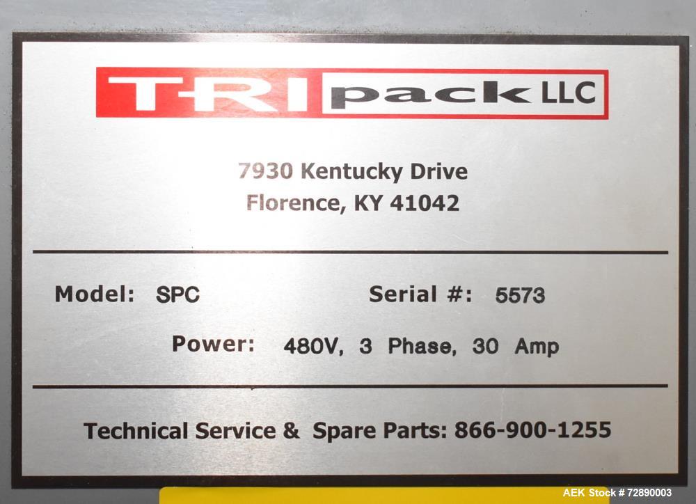 Used Tri-Pack SPC Large Format Sleeve Applicator – Dual Shrink Tunnels, 480V