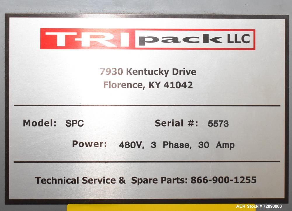 Tri-Pack SPC Large Format Tamper Evident Bander / Sleeve Labeler