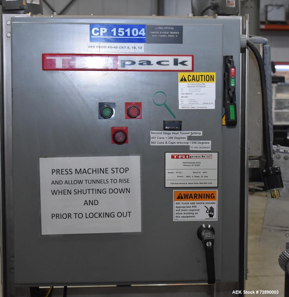 Used Tri-Pack SPC Large Format Sleeve Applicator – Dual Shrink Tunnels, 480V