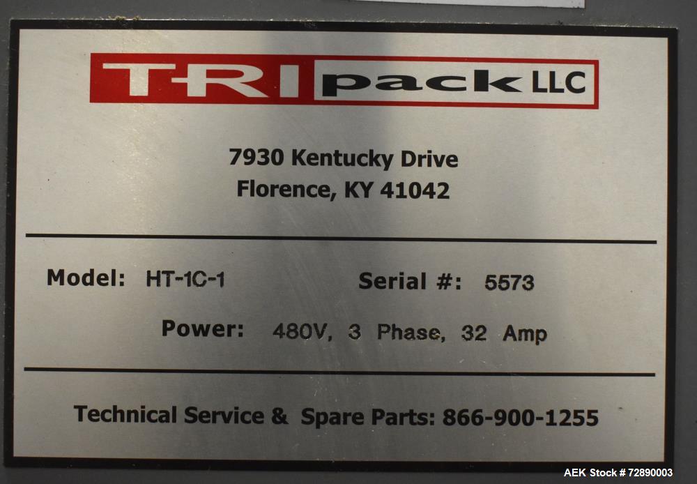 Used Tri-Pack SPC Large Format Sleeve Applicator – Dual Shrink Tunnels, 480V
