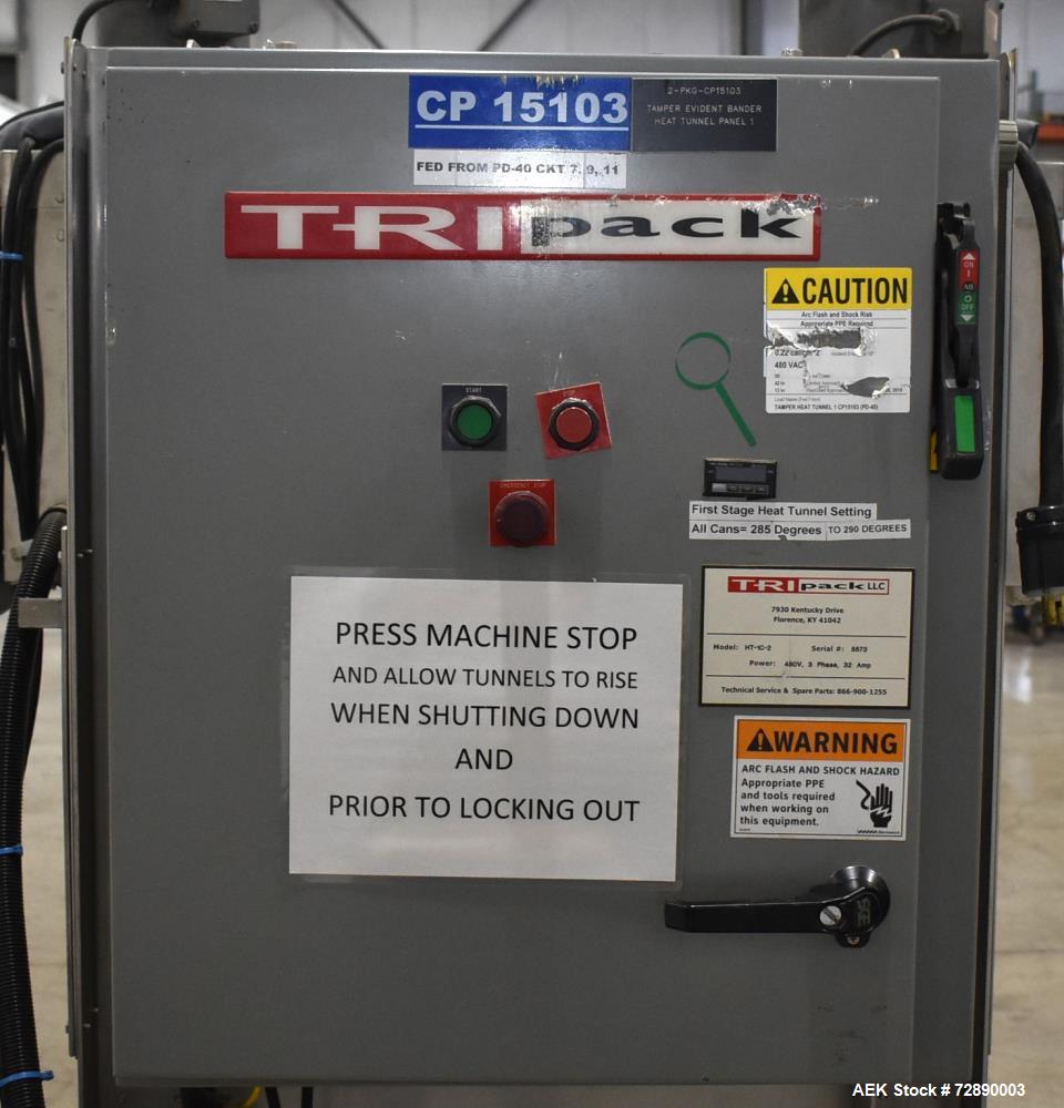 Used Tri-Pack SPC Large Format Sleeve Applicator – Dual Shrink Tunnels, 480V