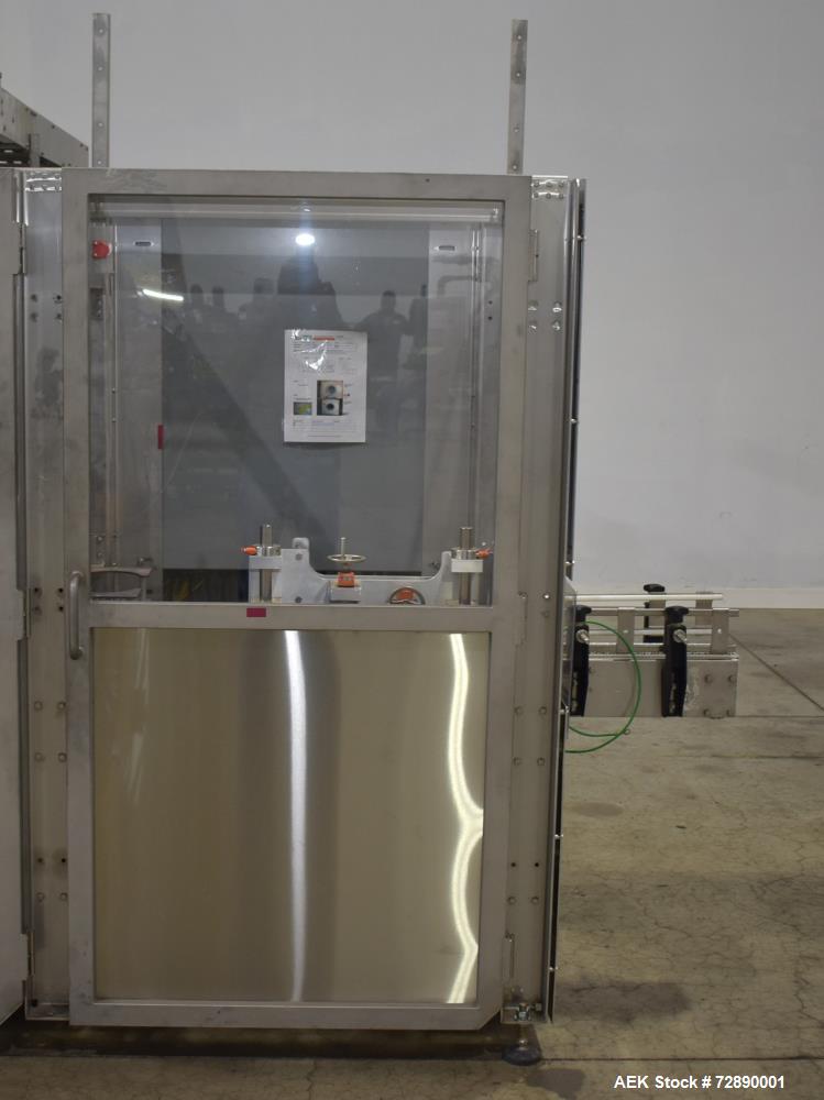 Used Tri-Pack SPC Tamper Evident Bander & Sleeve Labeler – 250–300 CPM