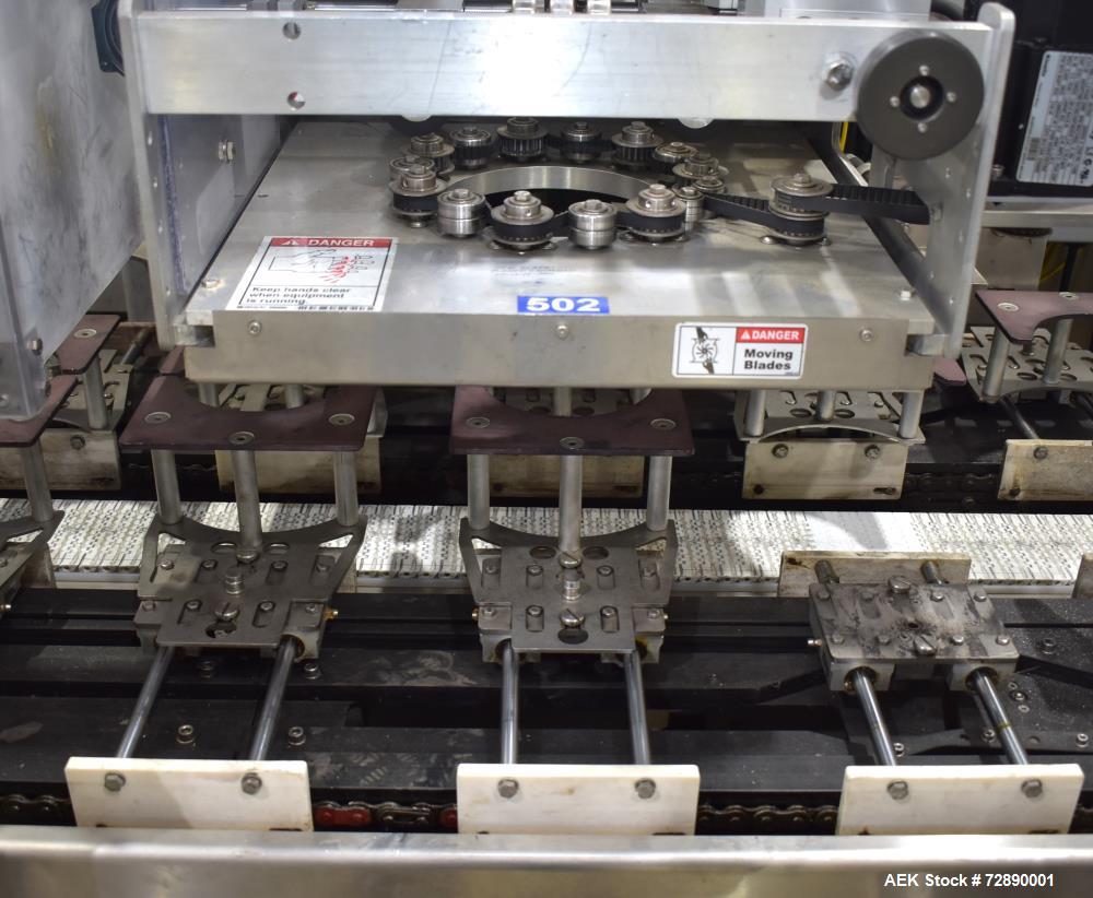 Used Tri-Pack SPC Tamper Evident Bander & Sleeve Labeler – 250–300 CPM